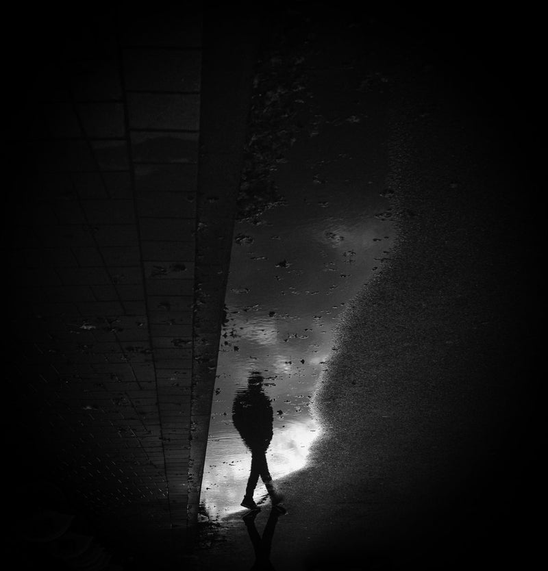 Solitary Street Reflection