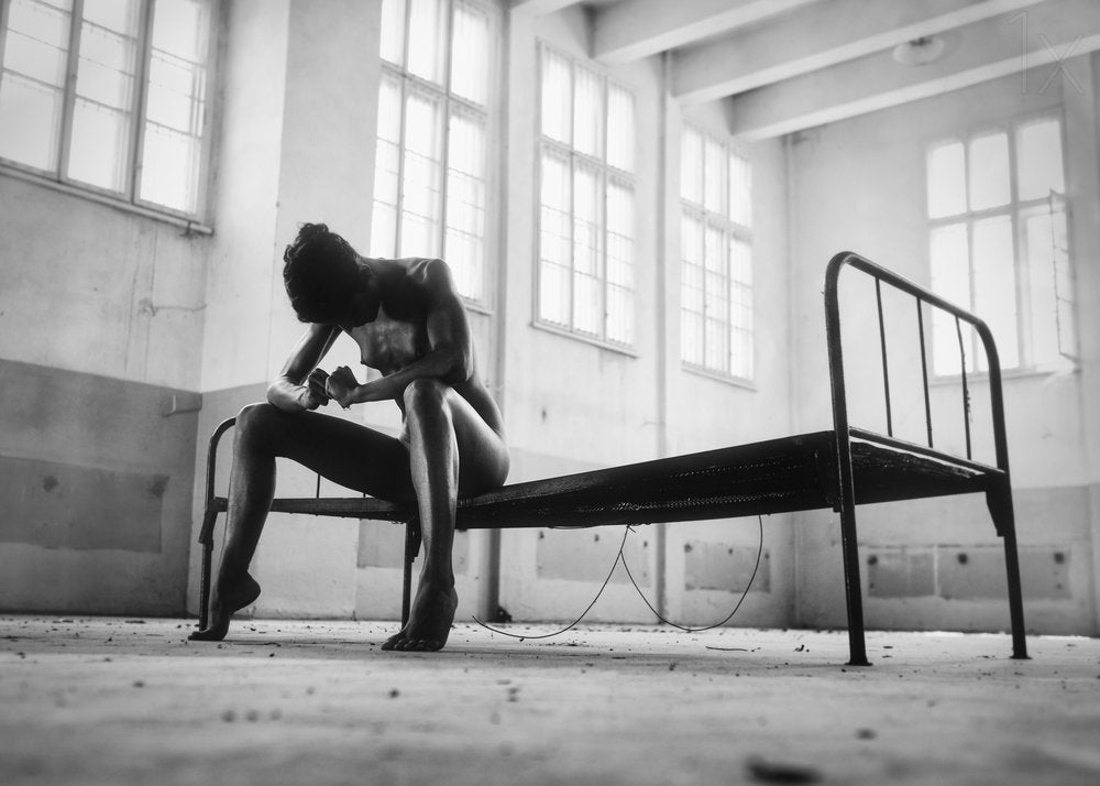 Pensive Nude in Solitude