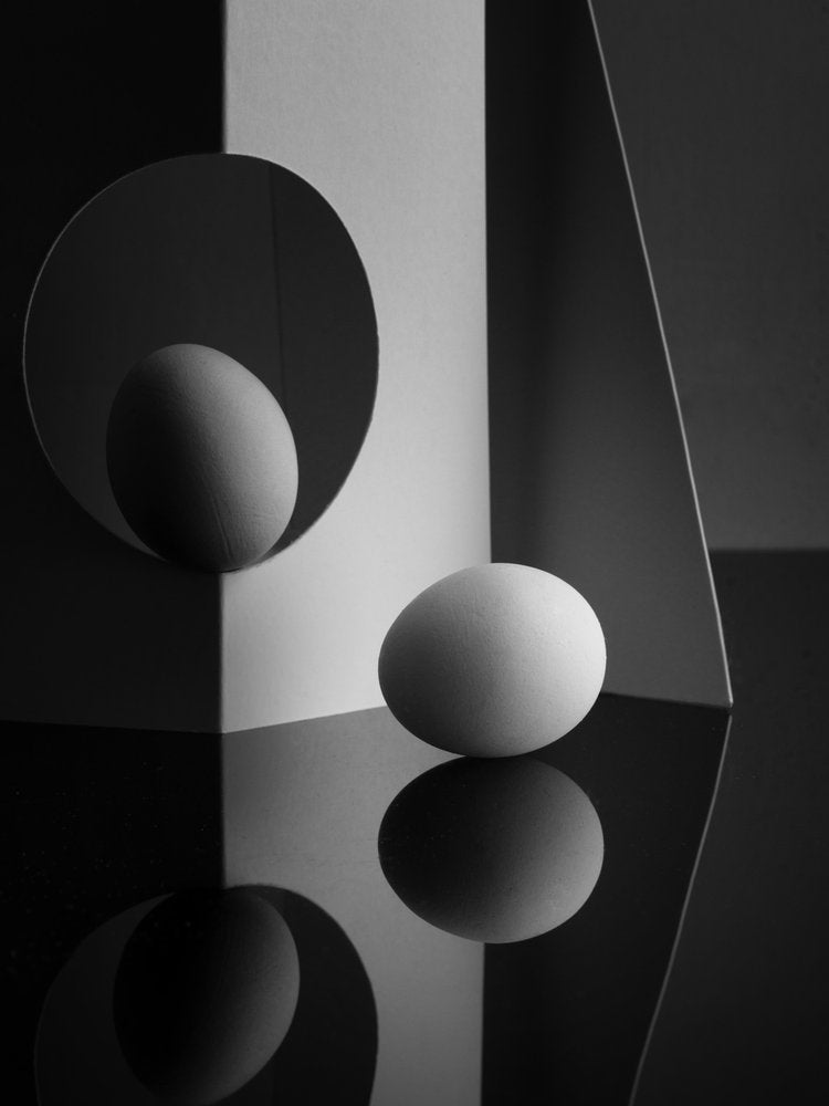 Geometric Egg Still Life