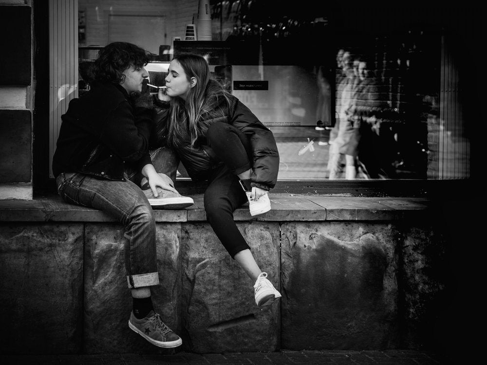 Urban Couple Talking