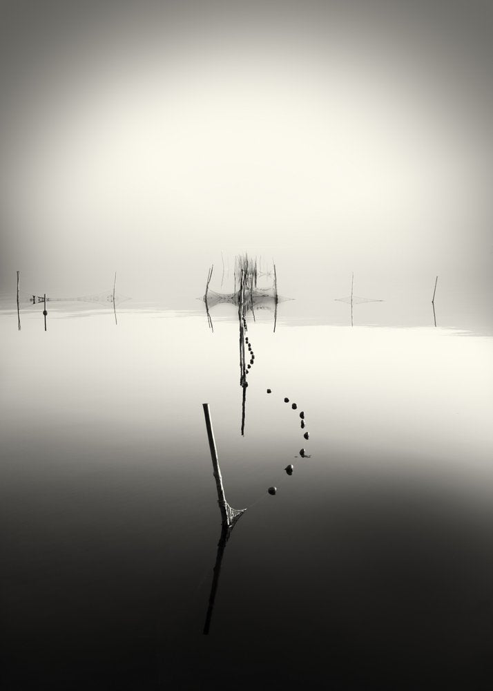 Misty Poles Reflection