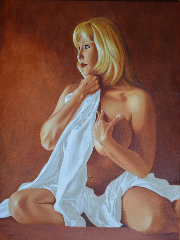 Sensuous Draped Figure