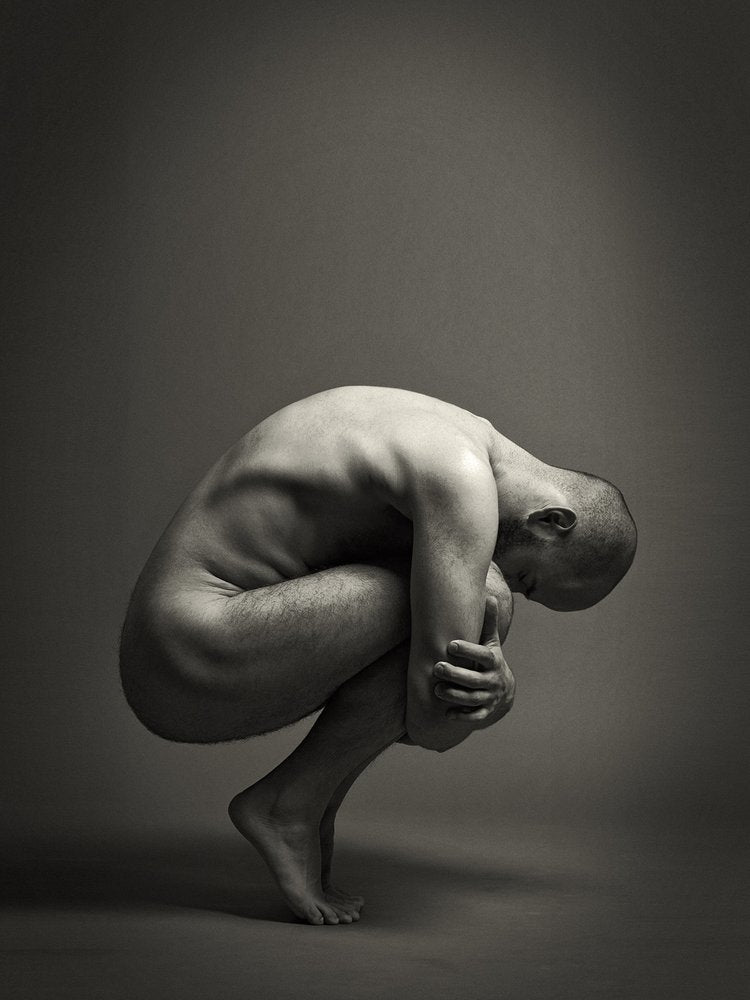 Huddled Male Nude