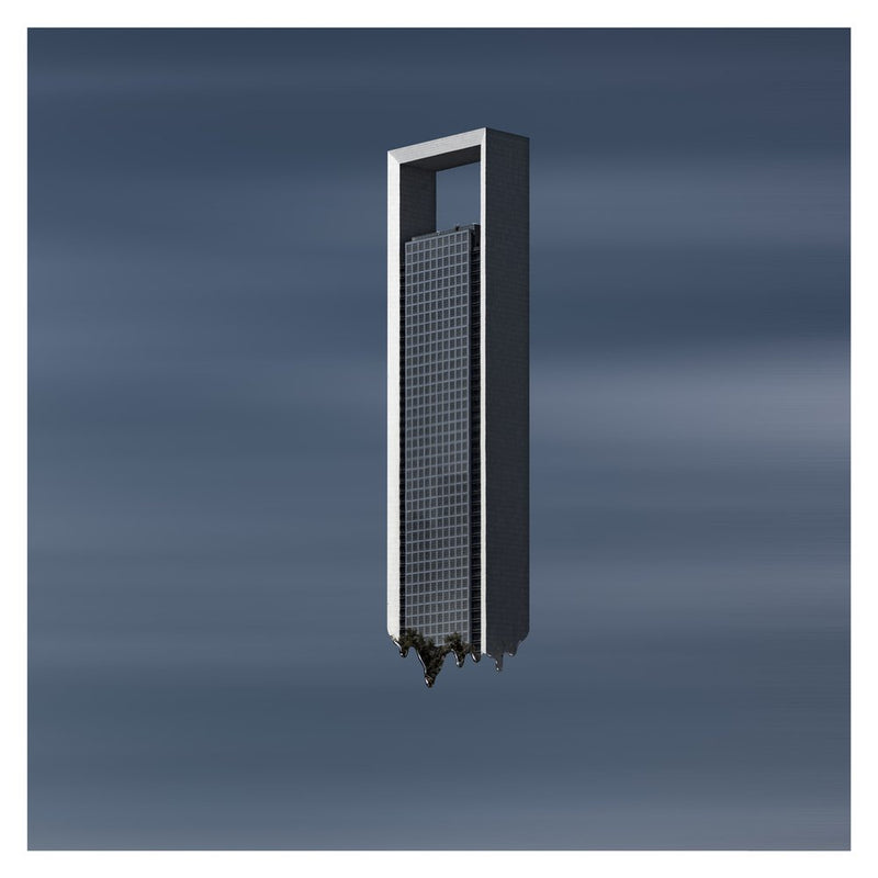 Surreal Melting Skyscraper