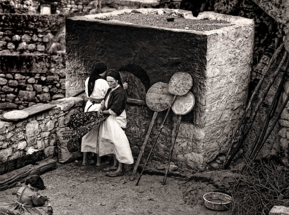 Rural Women at Mill
