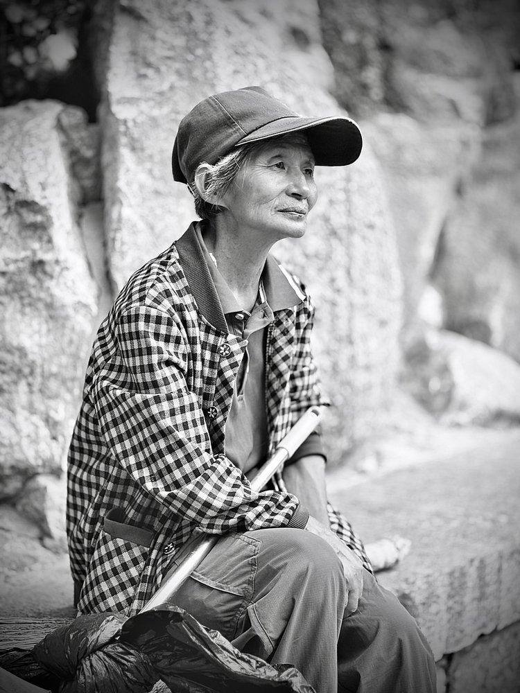 Thoughtful Woman Outdoors