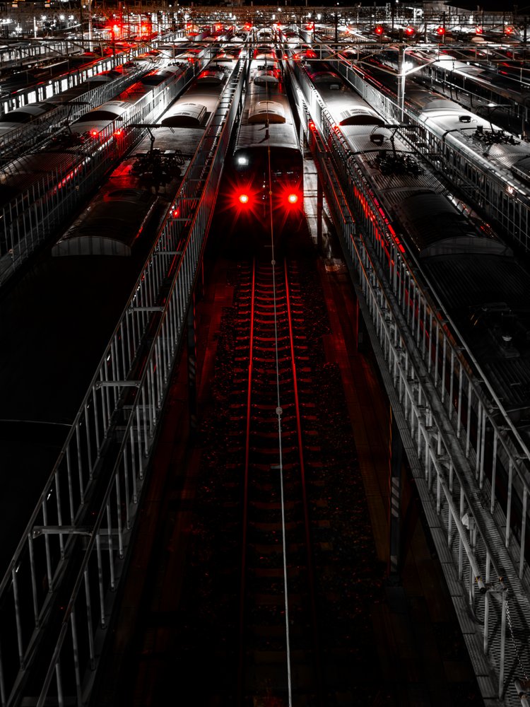 Red Lights Night Trains