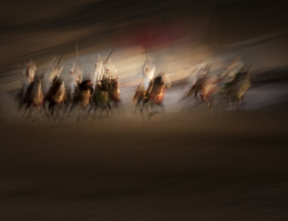 Blurred Cavalry Charge
