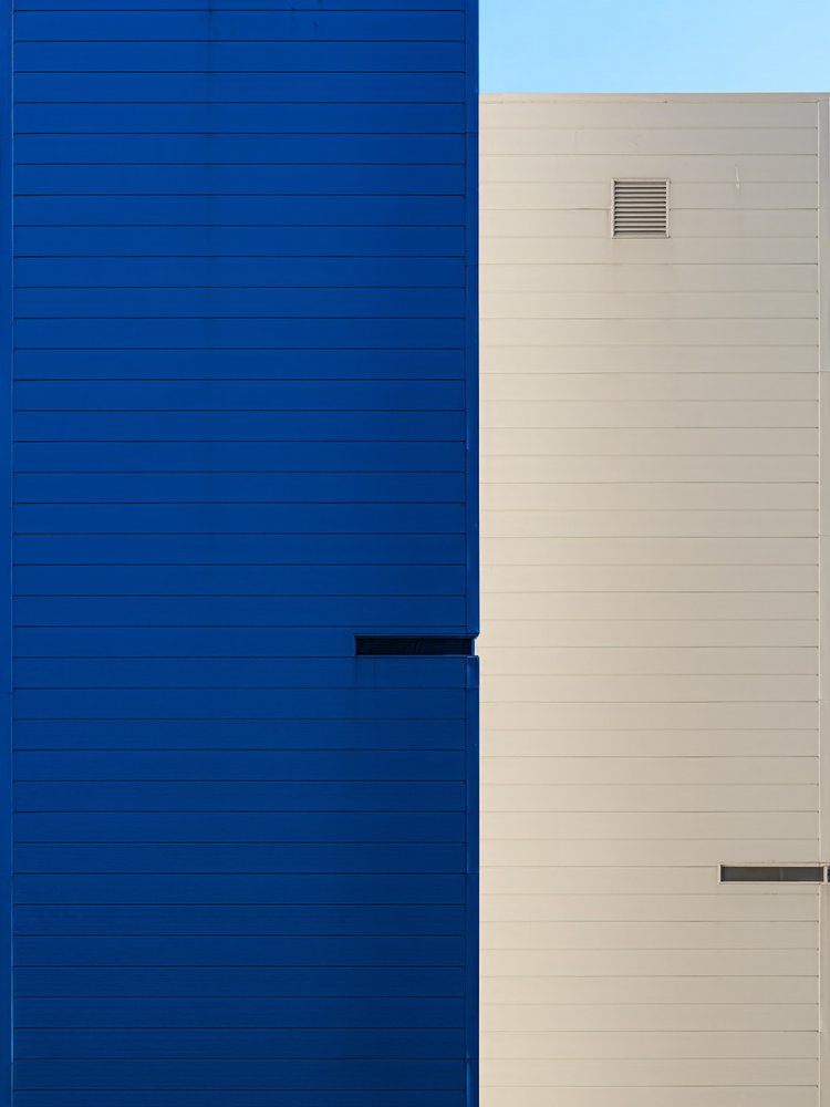 Modern Color Block Building