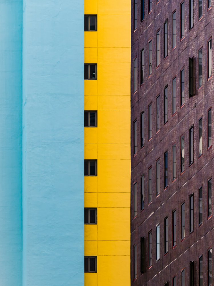 Vibrant Urban Color Blocks