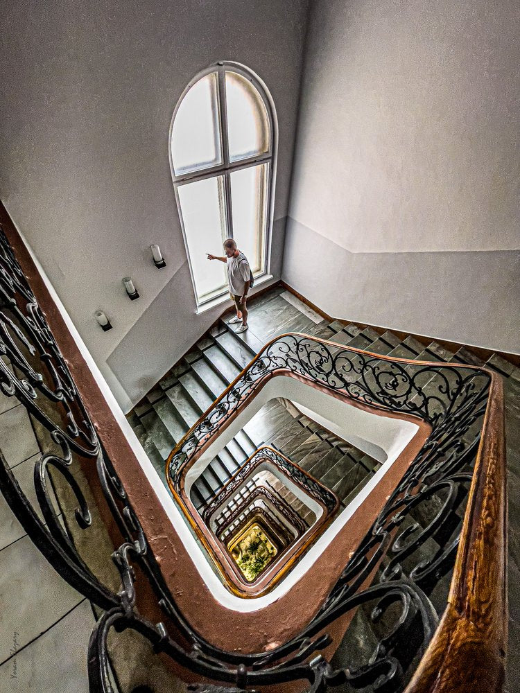 Grand Stairwell Window