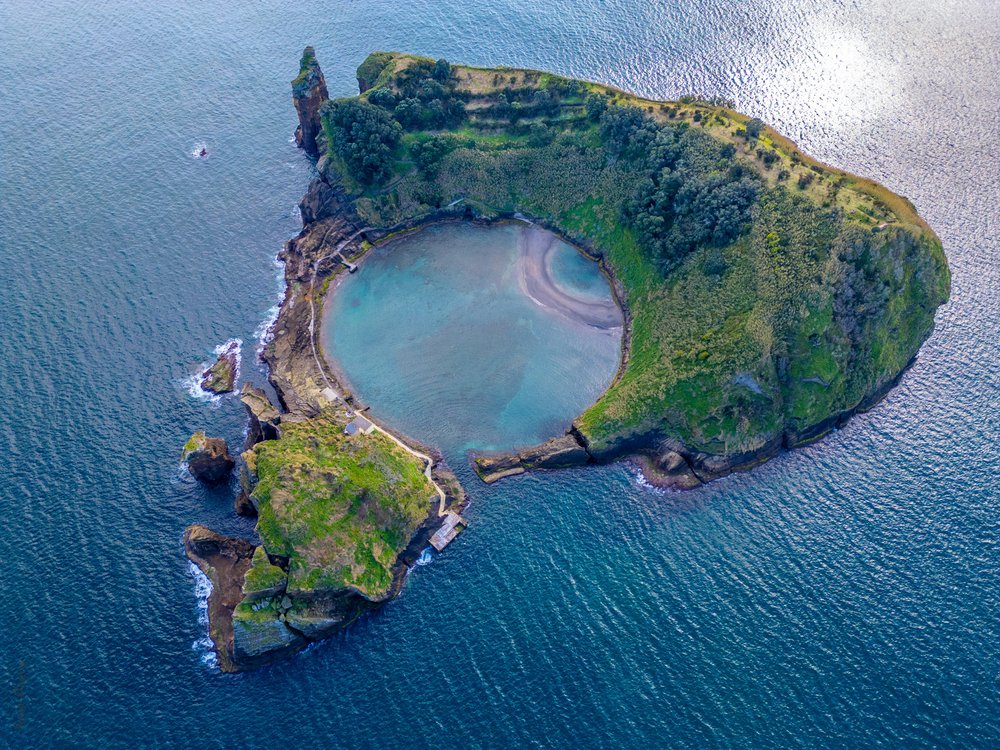 Circular Island Lagoon