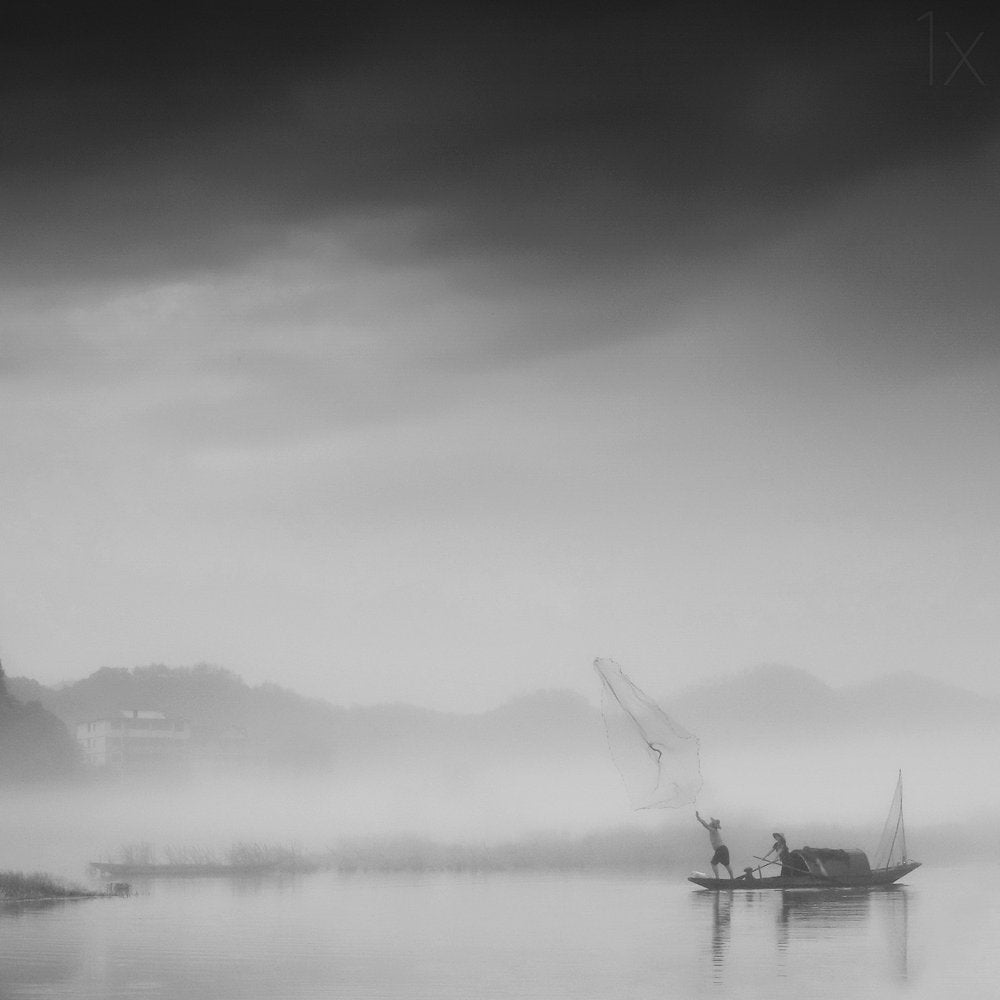 Misty River Fishing Boat