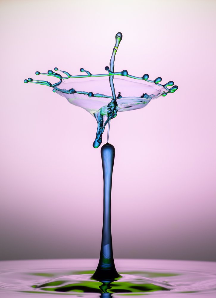Vibrant Water Collision