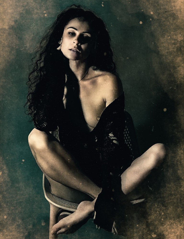 Moody Woman Portrait