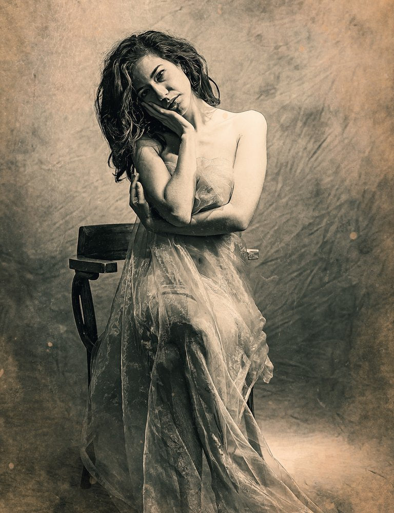 Thoughtful Draped Portrait