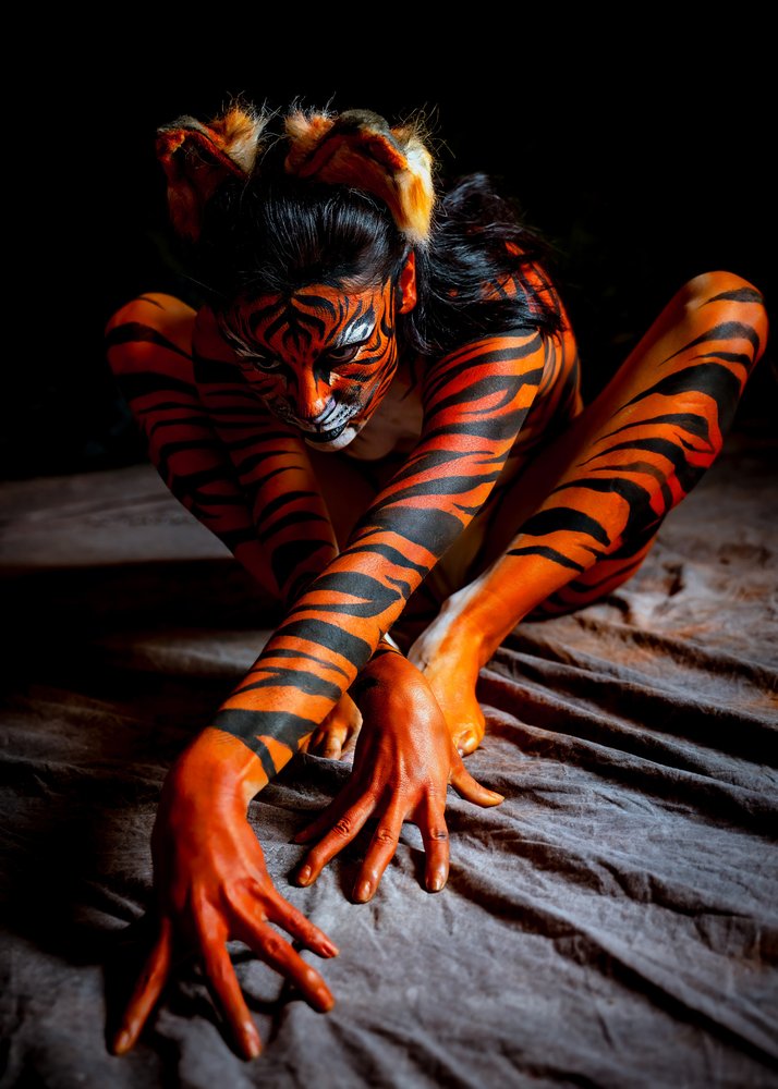 Fierce Tiger Woman