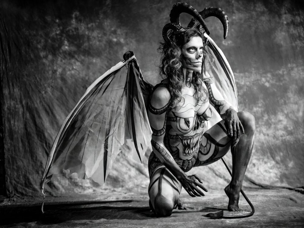 Winged Gothic Demoness