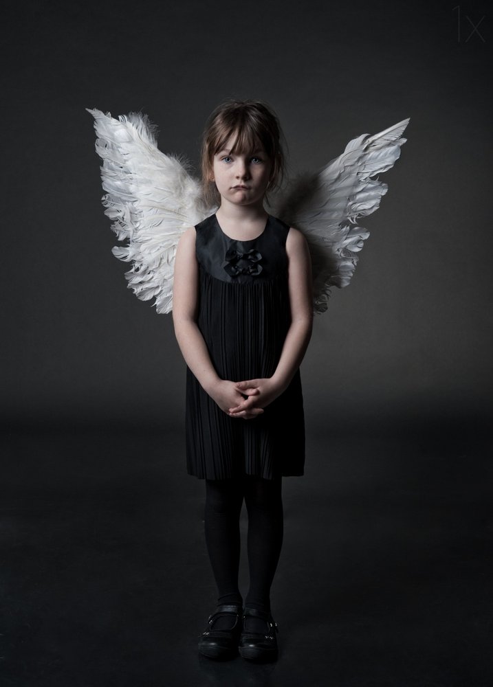 Pouting Angel Girl