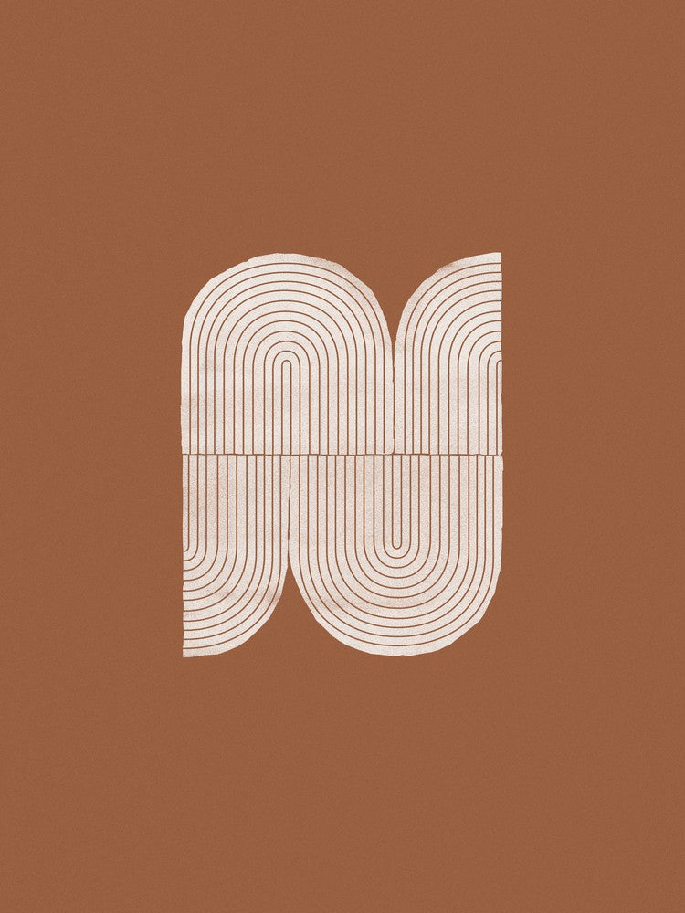 Geometric Object On Terracotta