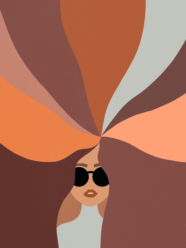 Girl Power Earthy Rainbow Hair