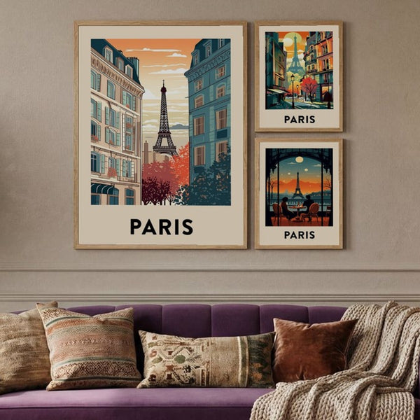 Golden Parisian Scenes