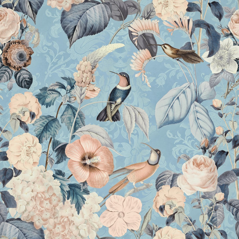 Hummingbirds Paradise Blue