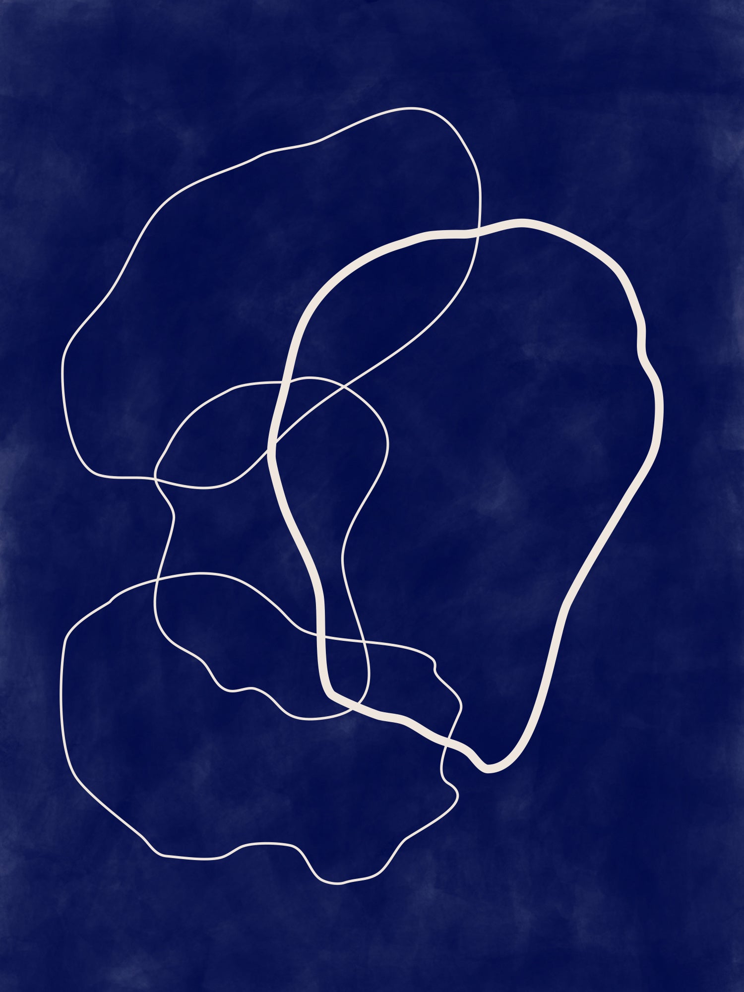 Minimalist Design with Organic Shapes