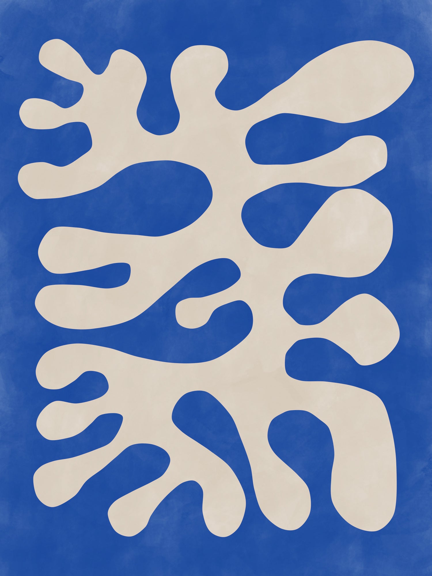 Organic Blue Shapes