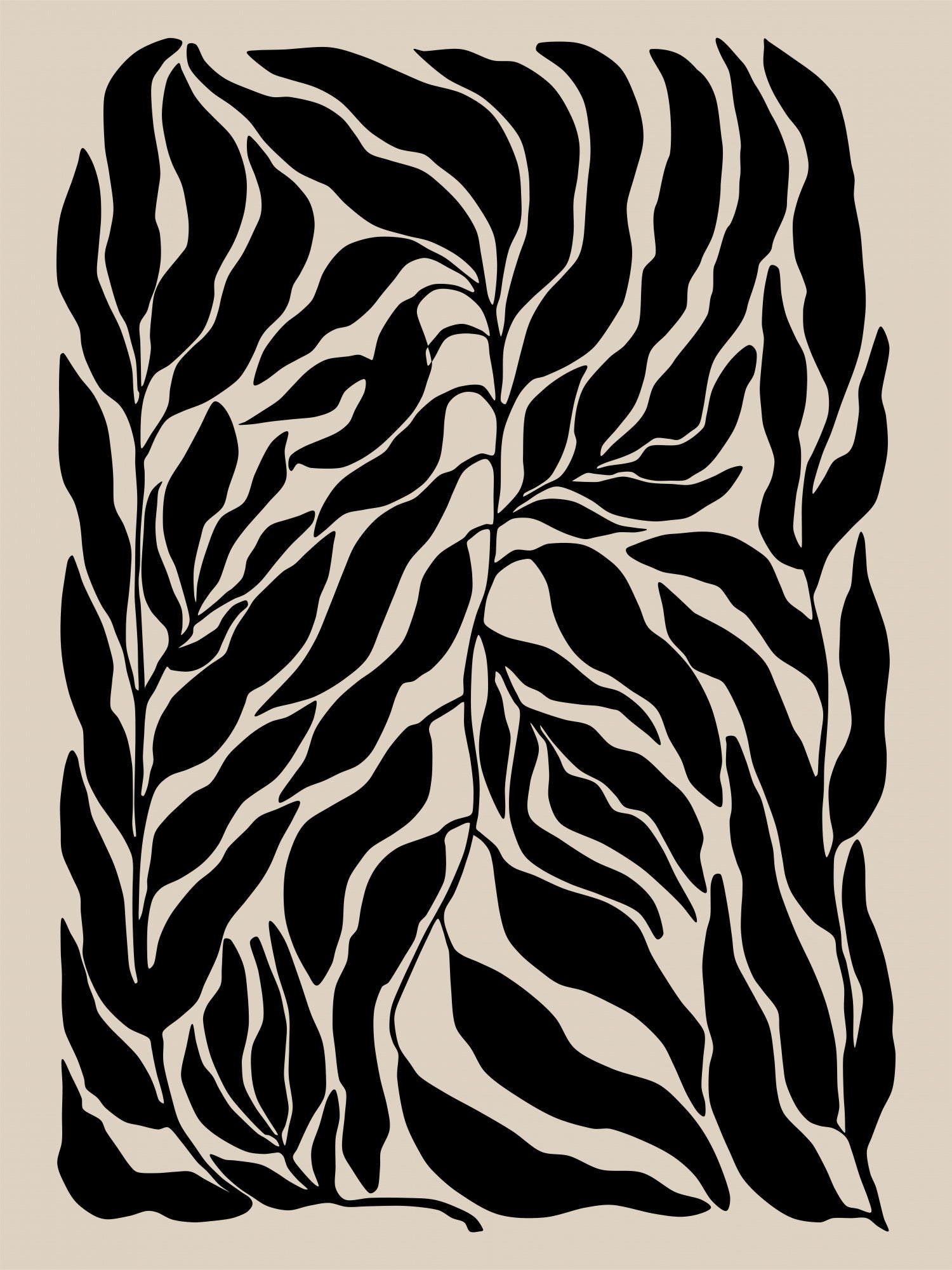 Black Leaf Silhouettes