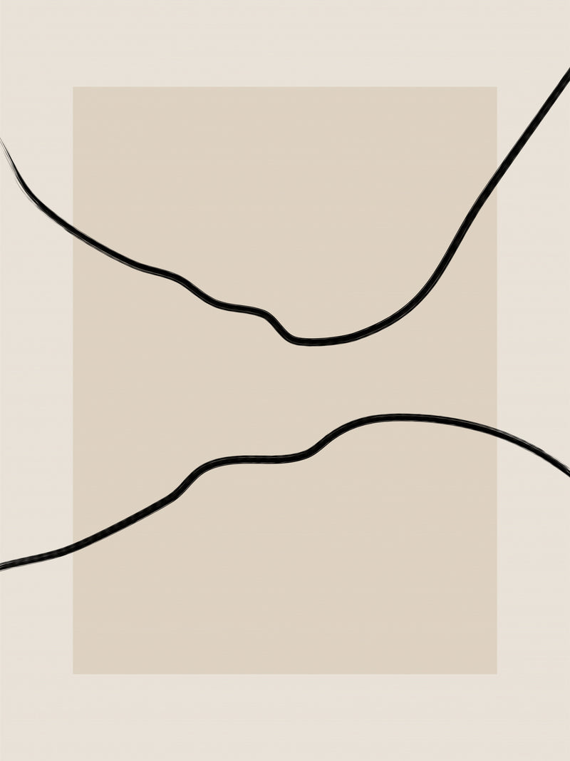 Art Lignes Abstraites Douces