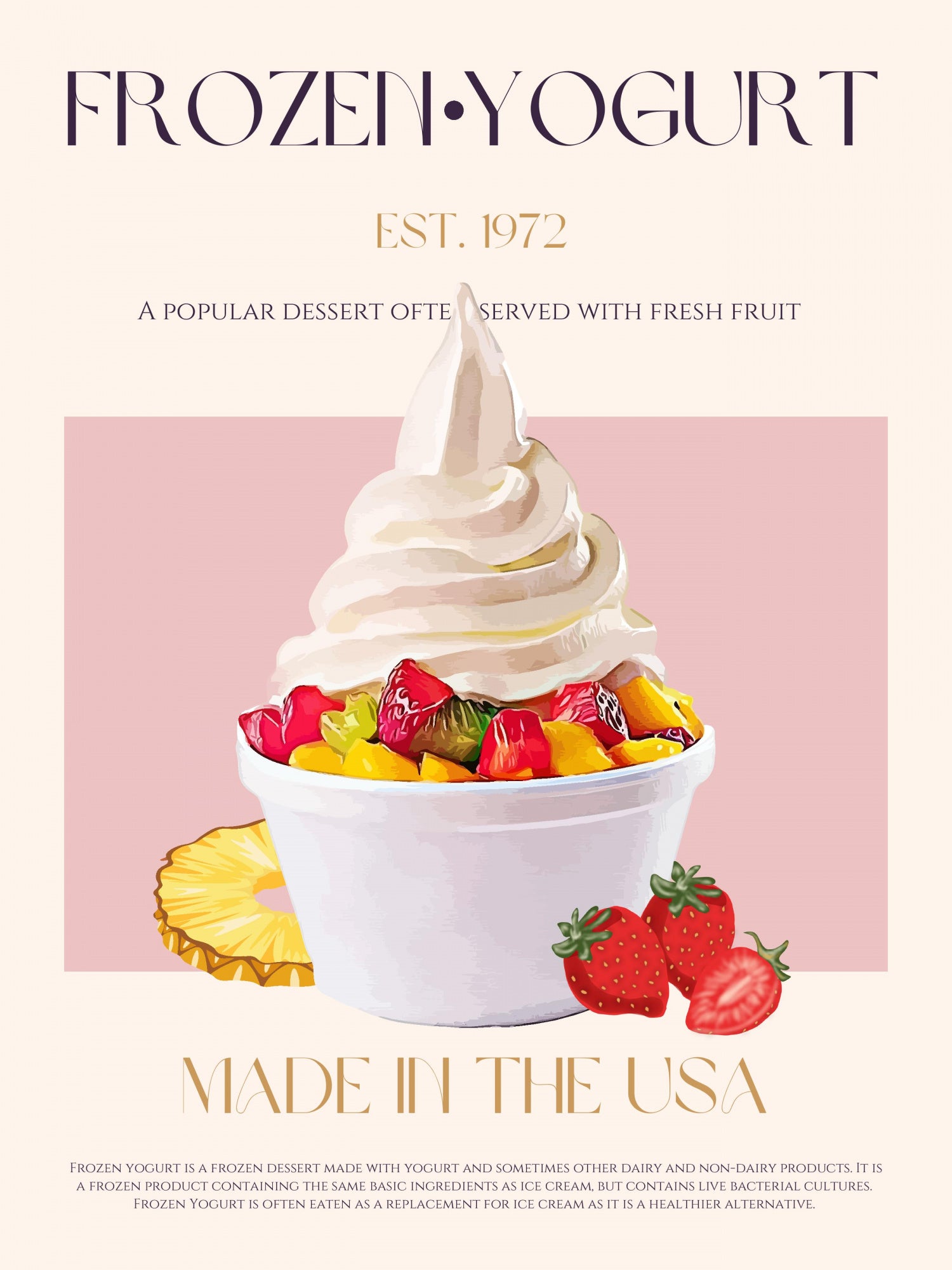 Swirl of Frozen Yogurt