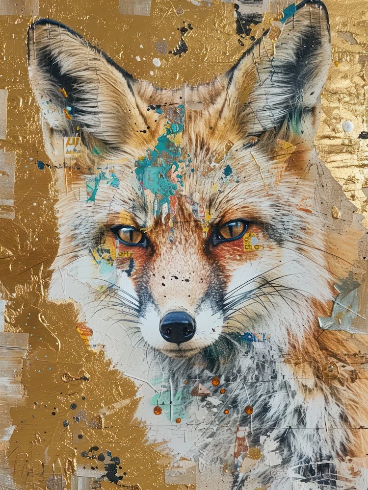 Fox Gold Effect Collage 1