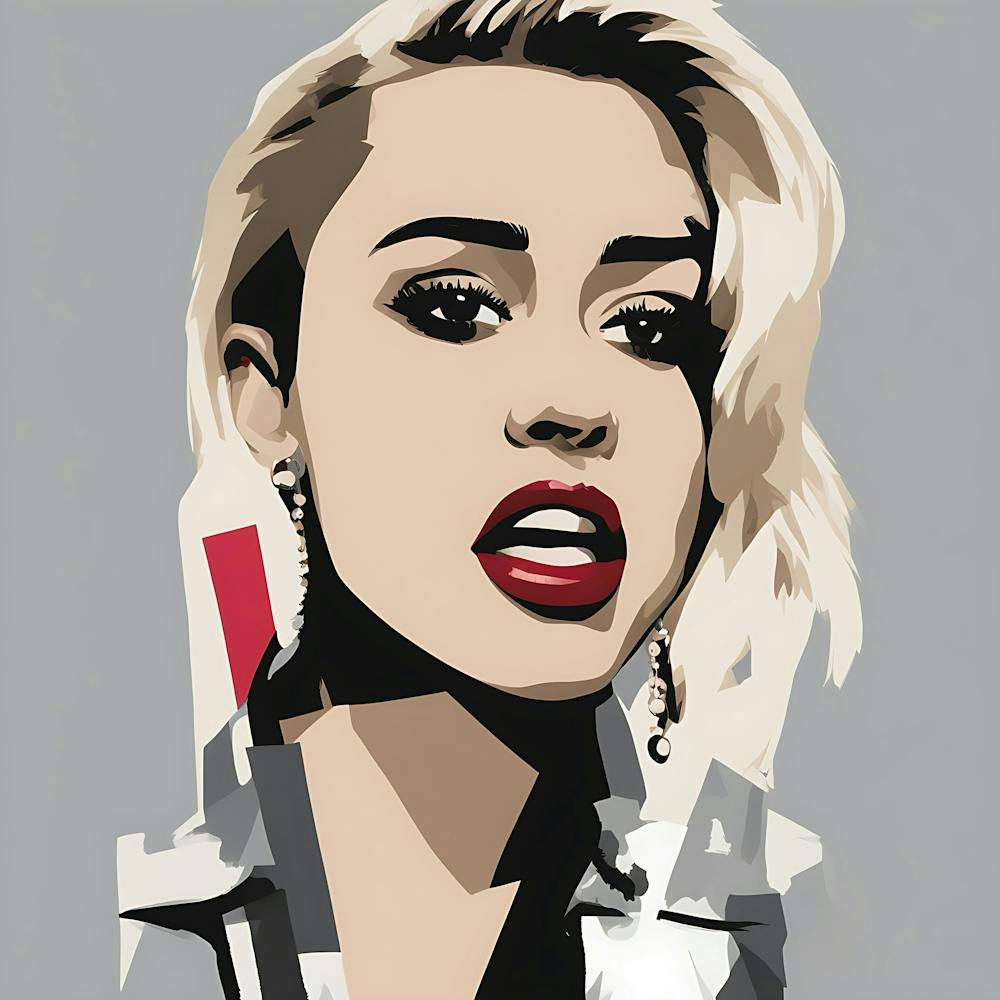 Miley Cyrus minimal pop