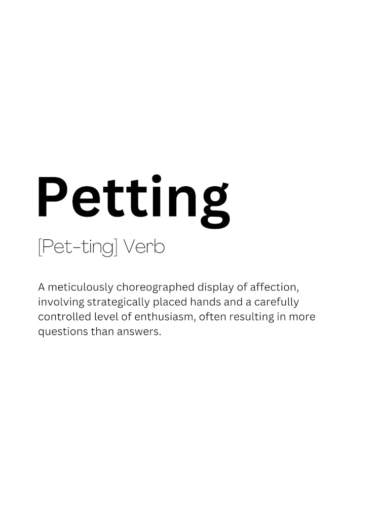 Petting Definition Meaning