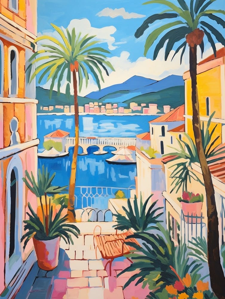 Split Croatia 2 Fauvist Painting
