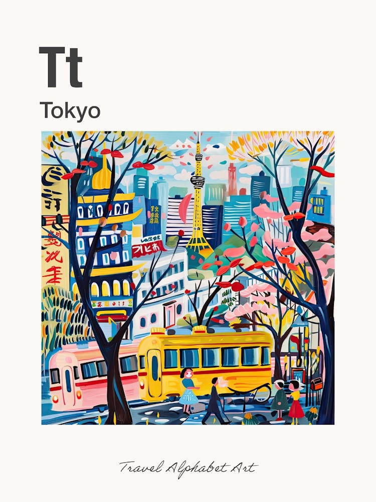 Kids Travel Alphabet  Tokyo 3