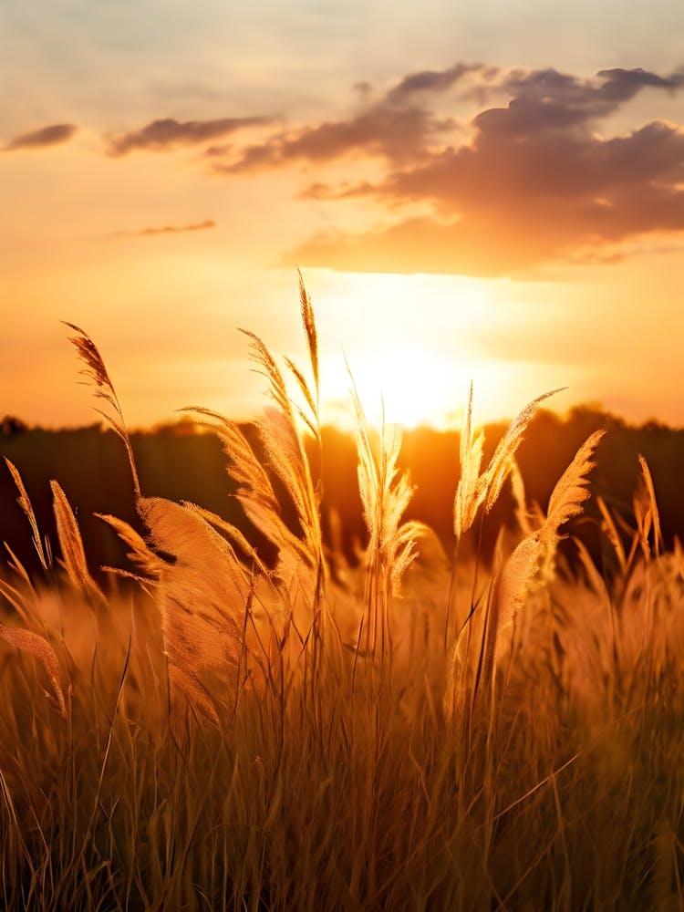 Sunset In The Field 3