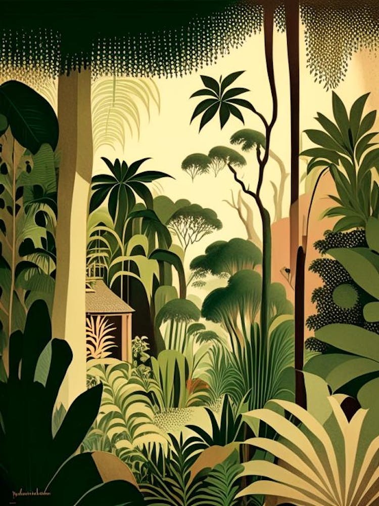 Verstecktes Paradies 4 Rousseau Inspiriert