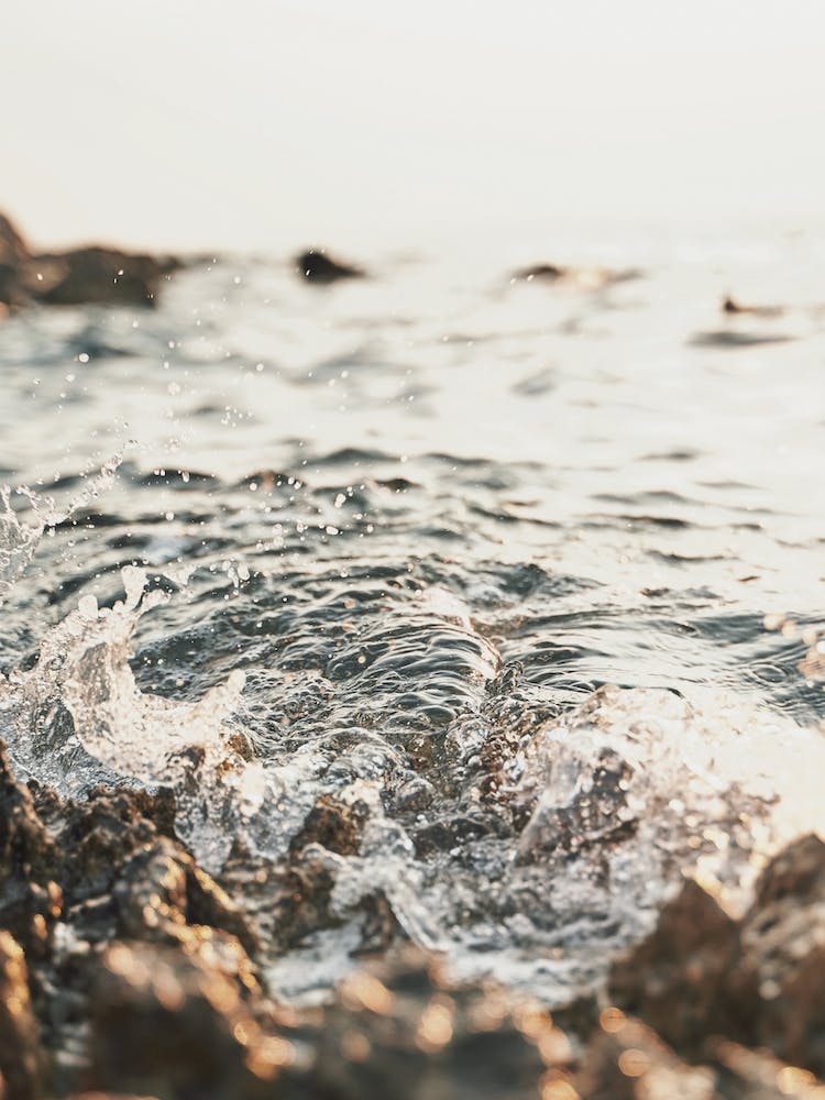 Ocean Water Close Up
