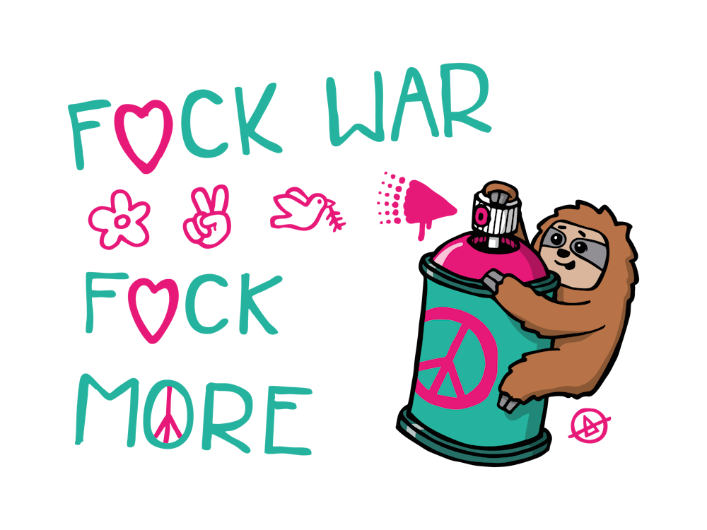 Hippie Sloth | Peace Movement