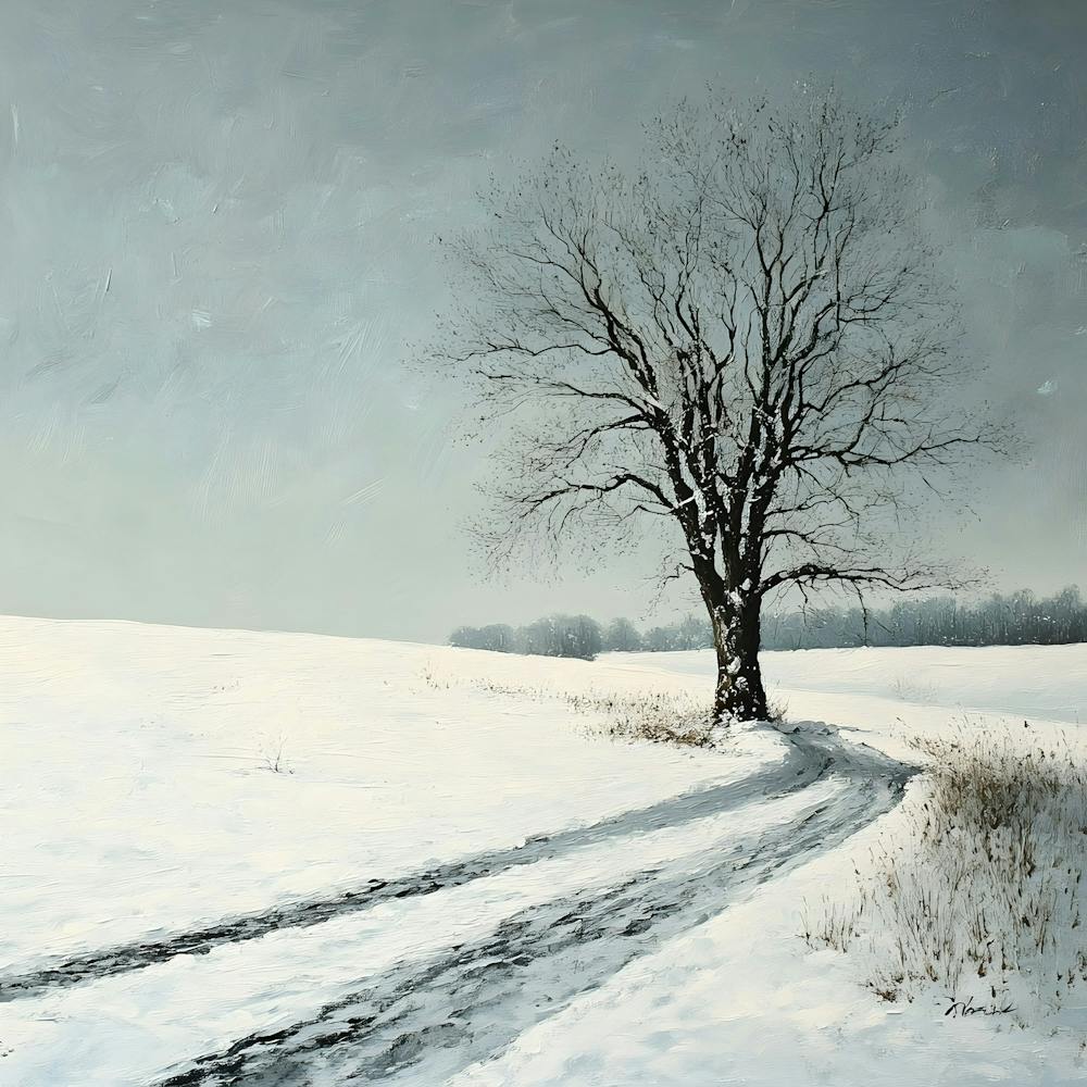 Minimal Winter Scene 8