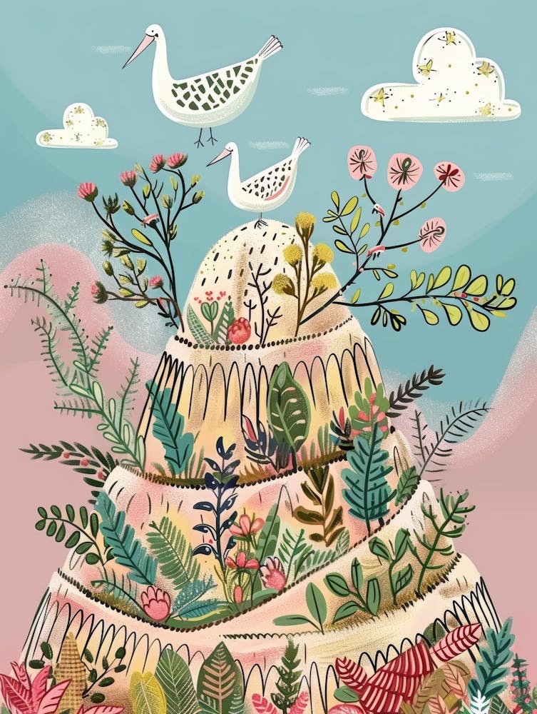 Birds On A Hill