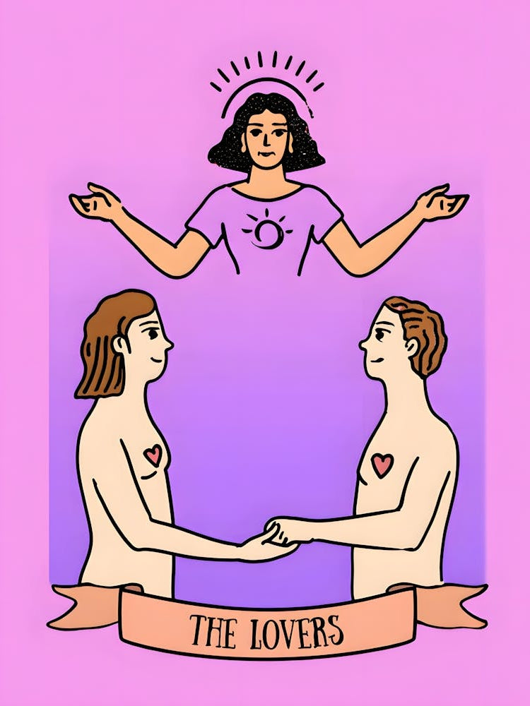 The Lovers Tarot - Symbolic Union and Connection