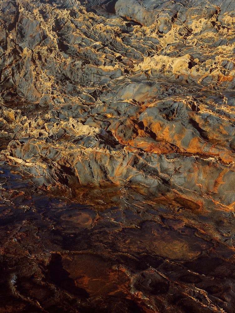 Abstract Patterned Red Rock