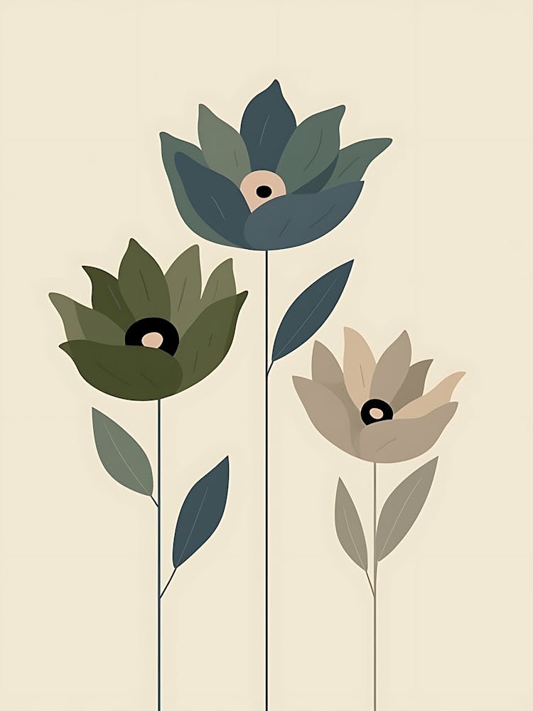 Three Flowers 15