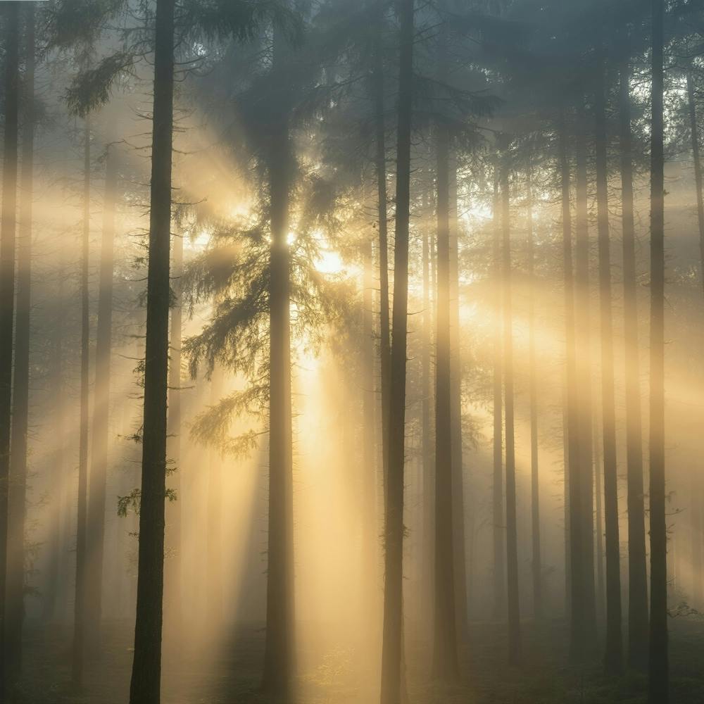 Sunrise In The Forest 3