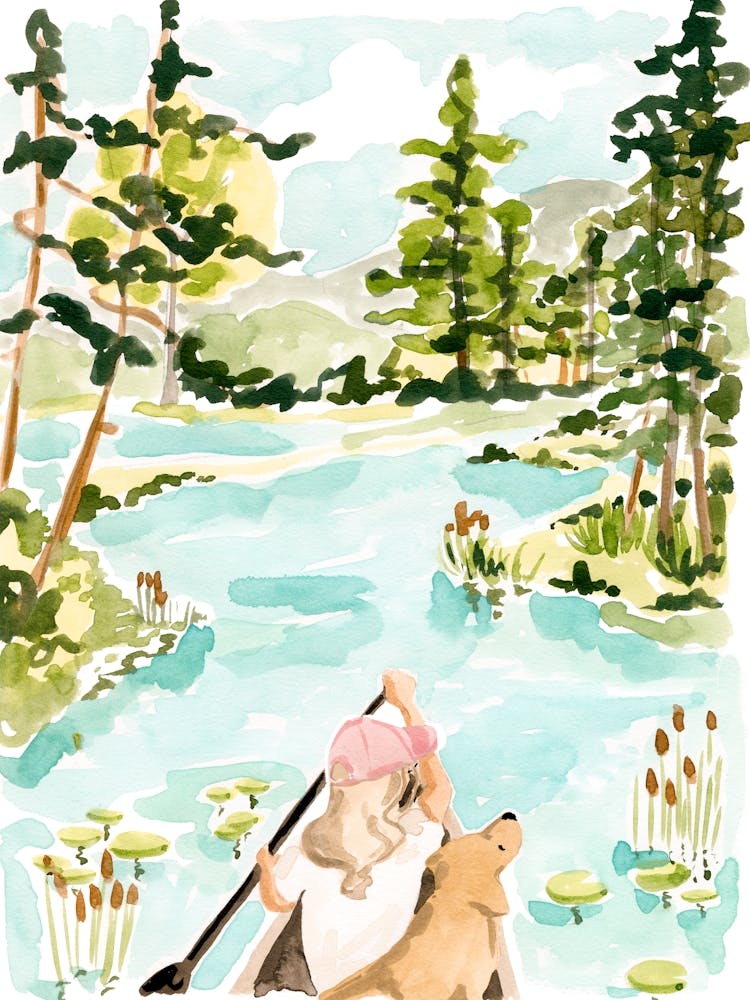 Canoeing with Pup