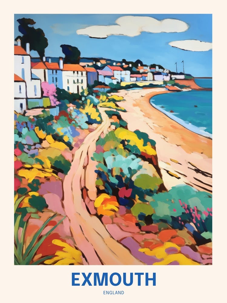 Exmouth England Uk Travel Poster