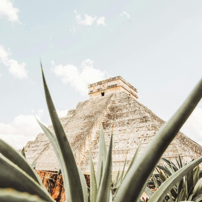 Mayan Ruins Scenery Square